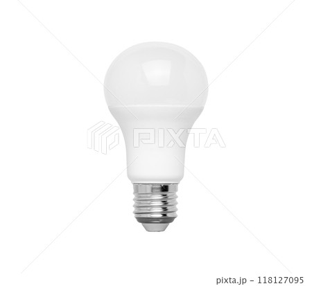 light bulb isolated on a white background. High quality photo light bulb isolated on a white background. High quality photo 118127095