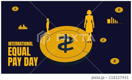 International Equal Pay Day design International Equal Pay Day design 118127431