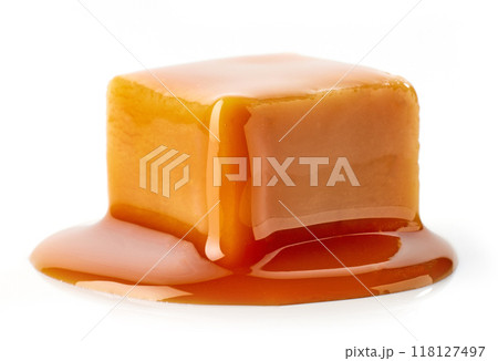 sweet caramel candy 118127497