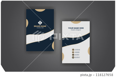 Minimalist Smart Luxury Business Card Template Minimalist Smart Luxury Business Card Template 118127658