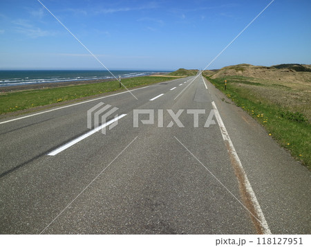 道道106号線の稚内西海岸シーサイドライン 118127951