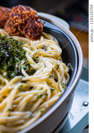 食べ物　和風冷製パスタ 118128704