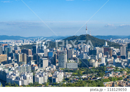 韓国ソウルの都市風景 韓国ソウルの都市風景 118129050