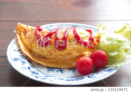 オムレツ ミートオムレツ 家庭料理 オムレツ ミートオムレツ 家庭料理 118129671