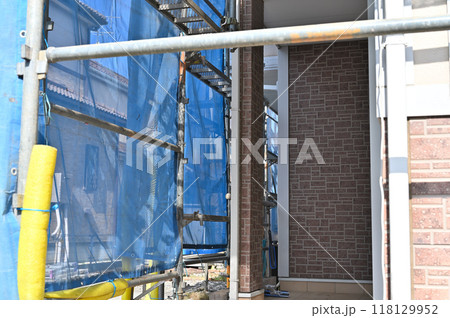外壁塗装工事 サイディング 屋根塗装 足場 住宅 外壁塗装工事 サイディング 屋根塗装 足場 住宅 118129952