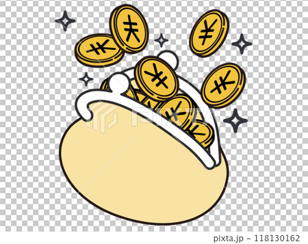 一個簡單的小袋的插圖 一個簡單的小袋的插圖 118130162