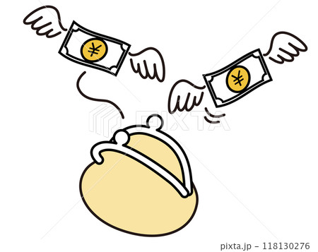 シンプルながま口のイラスト 118130276