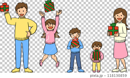 家族 クリスマスプレゼント 家族 クリスマスプレゼント 118130859