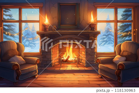 暖炉のある部屋 暖炉のある部屋 118130963