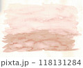 Background image of watercolor painted on white paper. in brown tones By coloring from dark to light. 118131284