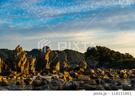 夕暮れの橋杭岩 118131801