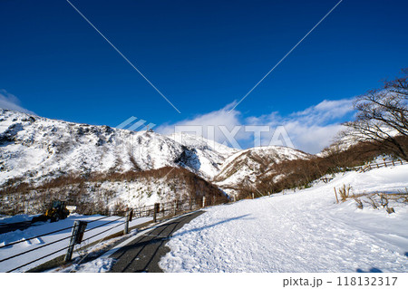 厳冬期の那須岳 118132317