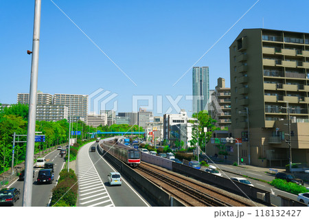 【大阪府】5月・新緑の新御堂筋と北大阪急行 118132427