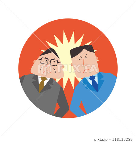 仲が悪い会社員 118133259