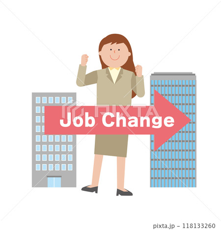 転職する女性 118133260