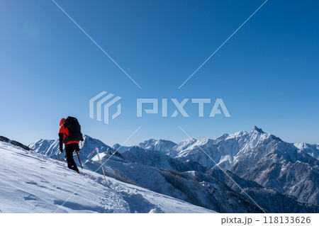 厳冬期の燕岳 厳冬期の燕岳 118133626