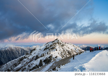 厳冬期 燕岳の日の出 厳冬期 燕岳の日の出 118133668