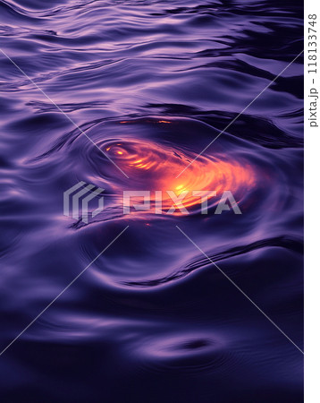 An abstract water surface background with a Halloween theme 118133748