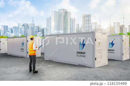 Engineer control energy storage system or battery container unit 118135499