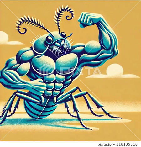 虫　イラスト　面白い 118135518