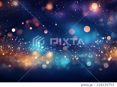 キラキラした夜の光の背景 118135753