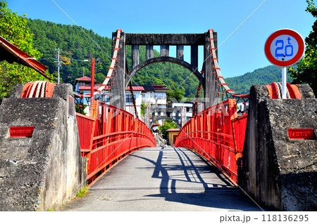 天女橋/三峰川付近より高遠町中心街方向を望む(長野県伊那市)【2024.9】 天女橋/三峰川付近より高遠町中心街方向を望む(長野県伊那市)【2024.9】 118136295