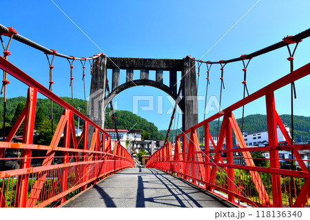 天女橋/三峰川付近より高遠町中心街方向を望む(長野県伊那市)【2024.9】 天女橋/三峰川付近より高遠町中心街方向を望む(長野県伊那市)【2024.9】 118136340