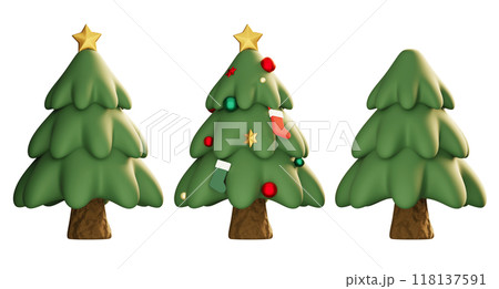 Christmas Tree 3D graphic image Christmas Tree 3D graphic image 118137591