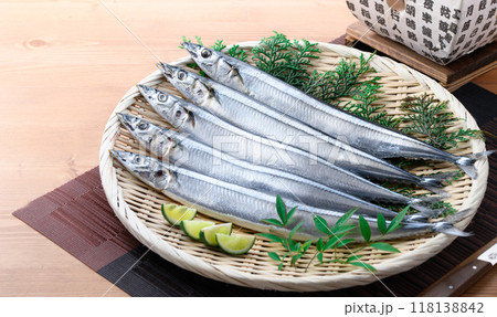 秋の味覚 北海道産 生さんま 秋の味覚 北海道産 生さんま 118138842