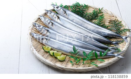 秋の味覚 北海道産 生さんま 秋の味覚 北海道産 生さんま 118138859