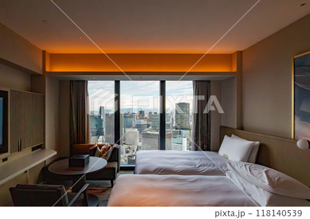 大阪駅西口直結のJPタワー大阪(KITTE大阪)にある、大阪ステーションホテルの綺麗な客室 大阪駅西口直結のJPタワー大阪(KITTE大阪)にある、大阪ステーションホテルの綺麗な客室 118140539