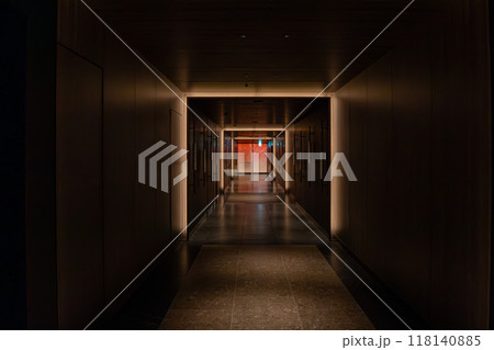 大阪駅西口直結のJPタワー大阪(KITTE大阪)にある、大阪ステーションホテルのエントランス通路 大阪駅西口直結のJPタワー大阪(KITTE大阪)にある、大阪ステーションホテルのエントランス通路 118140885