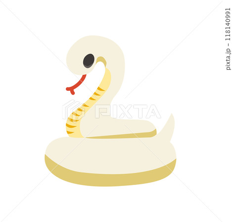 とぐろを巻いたへび ベクターイラスト3 とぐろを巻いたへび ベクターイラスト3 118140991