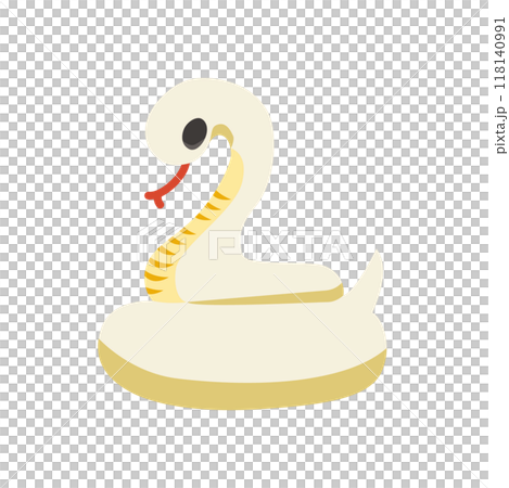 Coiled snake vector illustration 3 Coiled snake vector illustration 3 118140991