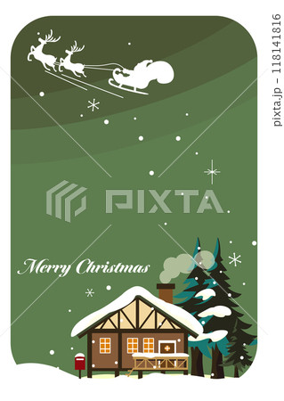 クリスマスの風景イラスト 118141816