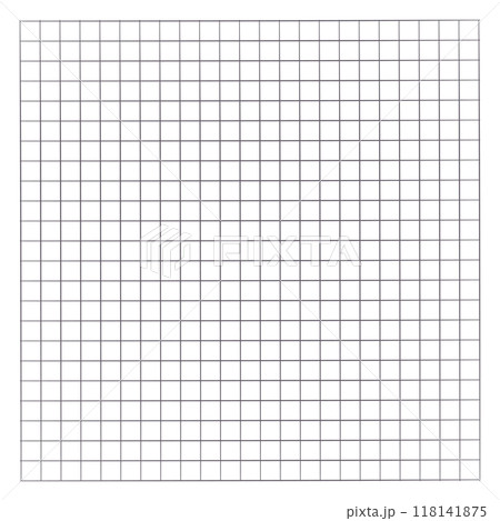 Grid paper. Abstract squared background with color graph. Geometric pattern for school, wallpaper, textures, notebook. Lined blank on transparent background 118141875