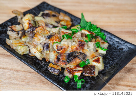 角切り茄子の焼き物 118145023