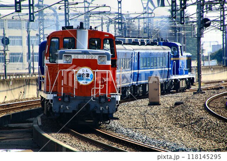 初秋の南会津へプッシュプル列車が行く…DL大樹『南会津』 118145295