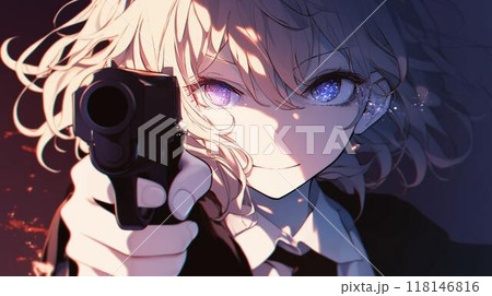 銃を持つ少女 118146816