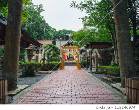 別府八幡宮の茅の輪くぐり 118146974