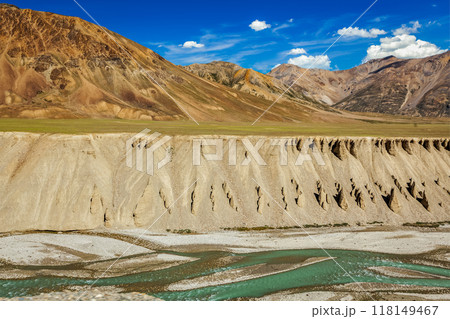 Himalayas landscape in Himalayas, Himachal Pradesh, India Himalayas landscape in Himalayas, Himachal Pradesh, India 118149467