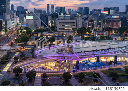《愛知県》名古屋栄・繁華街の夜景 《愛知県》名古屋栄・繁華街の夜景 118150263