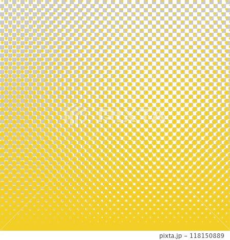 Halftone dot background vector yellow Dot vector Halftone dot background vector yellow Dot vector 118150889