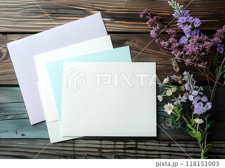 Blank wedding invitation card collection, perfect for 2024-2025 weddings 118151003