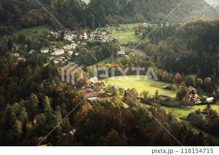 Autumn landscape in Slovenia Autumn landscape in Slovenia 118154715