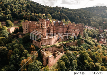 The castle ruin in Heidelberg, Baden Wuerttemberg, Germany, travel destination The castle ruin in Heidelberg, Baden Wuerttemberg, Germany, travel destination 118155988
