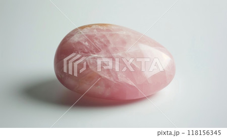 Polished Rose Quartz Stone for Healing and Meditation Uses Design for Print Card Poster 118156345