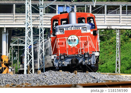 初秋の南会津へプッシュプル列車が行く…DL大樹『南会津』 118156590