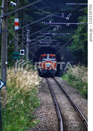 初秋の南会津へプッシュプル列車が行く…DL大樹『南会津』 118156700