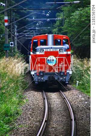 初秋の南会津へプッシュプル列車が行く…DL大樹『南会津』 118156704